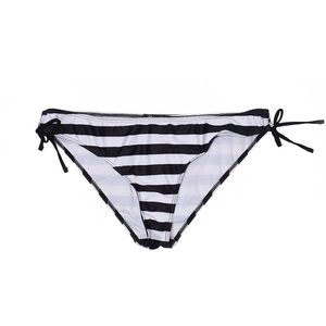 Sunnow Black & White Striped Bikini Bottom - XXXL